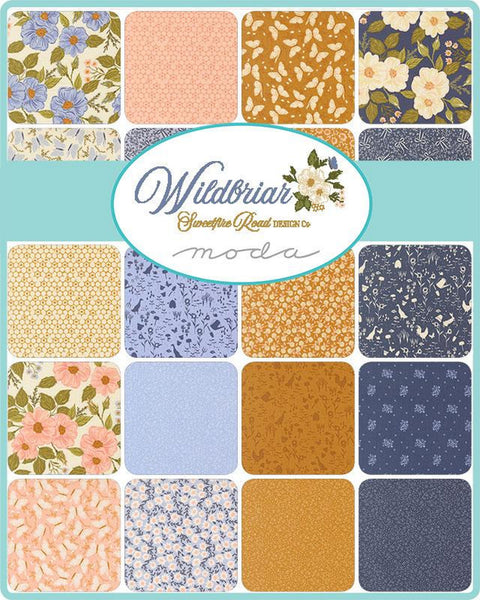 WILDBRIAR Charm Pack by Sweetfire Road 100% Cotton 5-inch Precut Fabric Craft Squares (42 pcs)