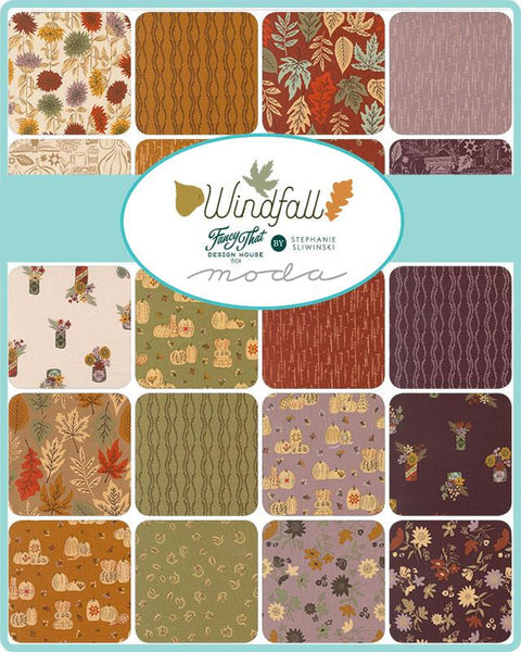 Windfall Layer Cake by Stephanie Sliwinski of Fancy That Design House for Moda Fabrics 10-inch Precut Fabric Squares (42 pcs)