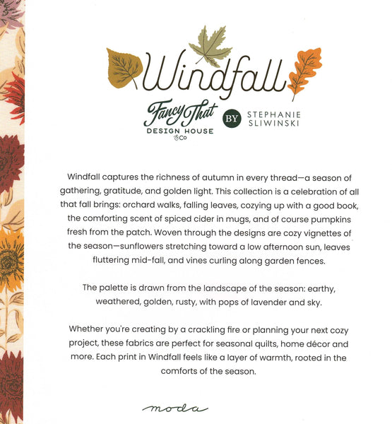 Windfall Layer Cake by Stephanie Sliwinski of Fancy That Design House for Moda Fabrics 10-inch Precut Fabric Squares (42 pcs)