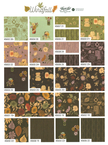 Windfall Layer Cake by Stephanie Sliwinski of Fancy That Design House for Moda Fabrics 10-inch Precut Fabric Squares (42 pcs)
